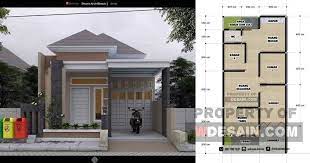 23 desain garasi mobil minimalis dengan pintu samping rumah. Rumah Ukuran 7x15 Tampak Depan Ada Garasi Dan Carport Desain Rumah Minimalis