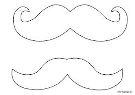 Pin By Nadezhda Stoichkova On Shablony Mustache Template Coloring Pages Coloring Pages To Print