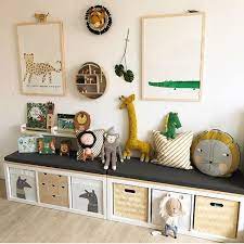 Safari Nursery Ideas With Roald Dahl Style Illustration Art On Boys Room Wall Natural Neutral Colours In Boy Toddler Bedroom Baby Room Decor Toddler Bedrooms