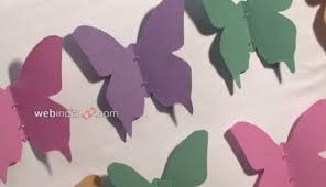Skillful Ideas How To Make Butterfly With Chart Paper