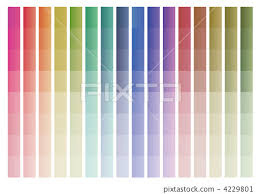 Gradation Chart Chart Color Chart Stock Illustration