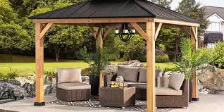 Patio umbrellas, shade sails, awning and gazebos keep you cool in the afternoon sun. Best Outdoor Gazebos Of 2021