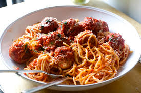 Spaghetti atleast that's what he said!justin's altimate favorite meal is spehetti he loves the stuff he just can't get enough of it. Perfect Meatballs And Spaghetti Smitten Kitchen
