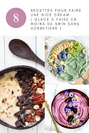 8 Recettes Pour Faire Une Nice Cream Glace A Faire Sans Sorbetiere En De 5 Minutes En 2020 Recette Recettes Sucrees Sorbetiere