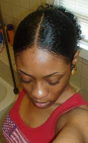 Slicked Hair Down With Castor Oil And Eco Styler Gel Cabelo Alisado Cabelo Para Baixo Transicao Capilar