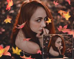 Falling Leaves Overlay, Falling Leaf Overlays, Fall Leaves, Autumn Leaves,  Thanksgiving, Overlay, Overlays, Photoshop, Red, Yellow, DOWNLOAD