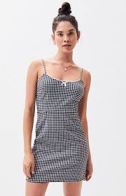 Lottie Moss Gingham Bustier Dress Bustier Dress Pacsun Dresses Bustier