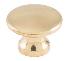 Small Cabinet Knob 16mm Polished Brass