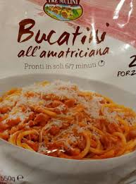Remove with a slotted spoon and discard. Bucatini All Amatriciana Tre Mulini 550 G