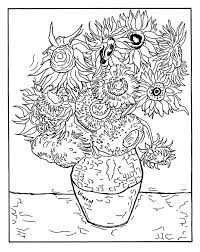 Sonnenblumen malte vincent van gogh in den jahren 1888 und 1889. Sonnenblumen Van Gogh Malvorlage Coloring And Malvorlagan