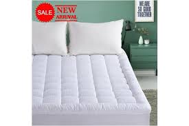 California king overfilled down alternative mattress pad. Dick Smith California King Cal King Mattress Pad Deep Pocket Fitted Mattress Cover 20cm 50cm 300tc Down Alternative Pillowtop Mattress Topper Home Garden Bedding Mattress Toppers Protectors
