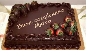 Buon Compleanno Marco Decorazione Della Torta Di Compleanno Torte Di Buon Compleanno Cartolina Di Compleanno