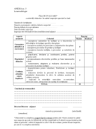 Dictionar de termeni pentru achizitiile publice. Director Fisa Evaluare Lectii Definitivat