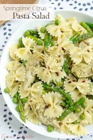 Lemon Asparagus Pasta Salad Curious Cuisiniere Recipe Lemon Asparagus Pasta Asparagus Pasta Salad Pasta Salad