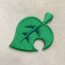 Animal Crossing Leaf Icon Iron On Patch Etsy Animal Crossing Leaf Embroidered Patches Patches