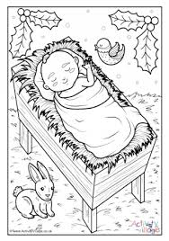 It's mixed classic christmas carols and some light narration. Nativity Colouring Shepherds Visit Baby Jesus