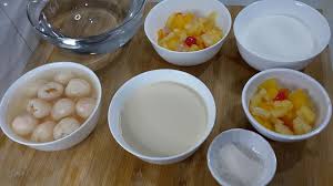 Hanya dengan 5 langkah, laporan beres! Puding Laici Buah Koktail Senang Sangat Nak Buat Makan Sejuk Sejuk Memang Sedap Pa Ma