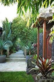 Bamboo definitely gives that tropical look and zen feeling to your garden. 41 Garden Design And Landscaping Solutions Tropical Backyard Landscaping Balinese Garden Tropical Garden Design