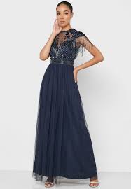 Find new and preloved lace and beads items at up to 70% off retail prices. Buy Lace And Beads Navy Embellished Detail Pleated Dress For Women In Riyadh Jeddah Savannah Maxi