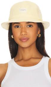 rag & bone Addison Twist Terry Bucket Hat Soleil Size M/L
