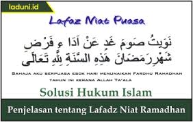 Nia qadha puasa juga biasanya karena sakit keras dan alasan lainnya yang membuat puasa batal pada ramadhan. Puasa Laduni Id