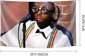 Strongest Brain Green Lester Beetlejuice Flag 3X5 Feet Outdoor Indoor Funny  Banner for College Dorm Room Decor,Outdoor,Parties,Gift,Tailgates. (WHQ-4)  : Patio, Lawn & Garden