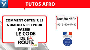 Le code de la route est la première étape à valider pour passer le permis, une épreuve pendant laquelle vous devrez montrer. Comment Obtenir Le Numero Neph Pour Passer Le Code De La Route Youtube
