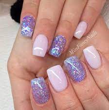 Deep blue sea ombre nails. Instagram Photo By Missfancynails Mermaid Nails Purple Nails Dipped Nails