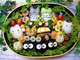 totoro sushi bento kawaii bento japan food cute bento