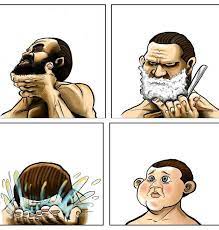 Beard Shaving Comic Parodies Image Gallery List View Know Your Meme