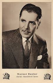 European Film Star Postcards: Warner Baxter