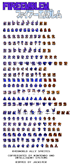 Allies Overworld Shadow Dragon Fire Emblem Pixel Art