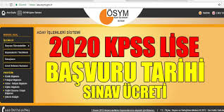 Kimlik numarası elle veya daktilo ile sonradan yazılmış veya. 2020 Kpss Lise Sinav Tarihi Ve Ucreti Detaylari