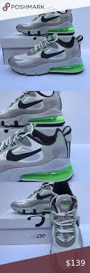 Air Max 270 React Summit White Electric Green In 2020 Air Max 270 Air Max Green Brands
