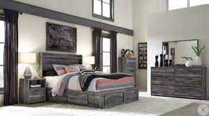 Clean lines and modern charm blend for an authentic look to be enjoyed for years to. Baystorm Gray Platform Double Underbed Storage Bedroom Set From Ashley Coleman Furniture