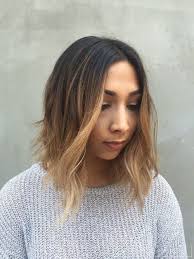 ombre bob straight