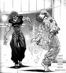 Yujiro Hanma Vs Baki Cartoon Drawings Manga Art Art