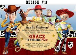 Toy Story 1 2 3 Birthday Party Photo Invitations Rodeo Cowboy Western Printable On Etsy 12 99 3rd Birthday Parties Photo Invitations 3rd Birthday