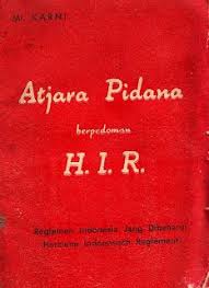 Buku Hukum Dan Buku Elektronik Hukum E Book Atjara Pidana Berpedoman H I R E Book Pidana Buku