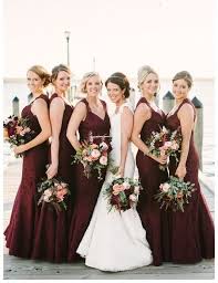 Its Like A Red Brown Color Bridesmaid Bridesmaid Dresses Marsala Wedding Bridesmaid Dresses