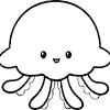 Use the colored jellyfish pictures for flash cards, crafts and other learning activities. 1