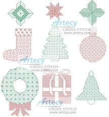 Modern designs and vintage patterns. Blackwork Christmas Motifs Cross Stitch Pattern By Tereena Clarke Crosstitch Com