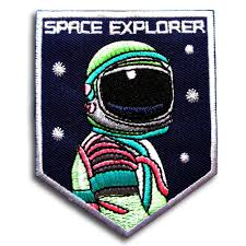 Space Explorer Patch Iron On Sew Astronaut Nasa Logo Planet Cartoon Biker Kids Iron On Badges Sew On Patches Iron On Patches