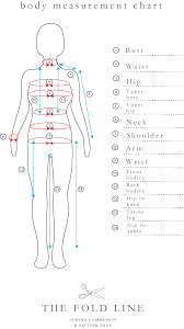 39 Extraordinary Body Measurement Chart Sewing