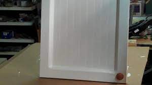 I decided to hide our bathroom garbage out of sight by building a diy cabinet door mounted garbage can. Making 10 Cabinet Doors Youtube