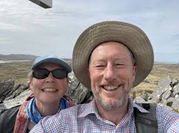 Helen and David in the South Atlantic