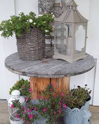 Spule Spule Rustikale Terrasse Outdoor Dekorationen Garten Deko