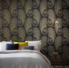 Le papier peint vintage en 42 idees magnifiques archzine fr. Papier Peint Chambre Adulte 18 Idees Et Inspirations Tendance