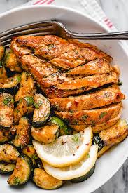 Asado Chicken And Sauteed Lemon Zucchini Chicken Asado Recipe Sauteed Zucchini Recipes Healthy Chicken Recipes