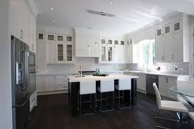 If you are looking for white countertops that look like marble but come with increased durability, white quartz countertops are a perfect choice. Modern Painted Off White Kitchen Solid Wood Stained Island Built In Fridge And Microwave Double Stack Ca Modern Kitchen Design Modern Kitchen Kitchen Design
